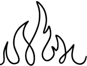 Drawing of Flames